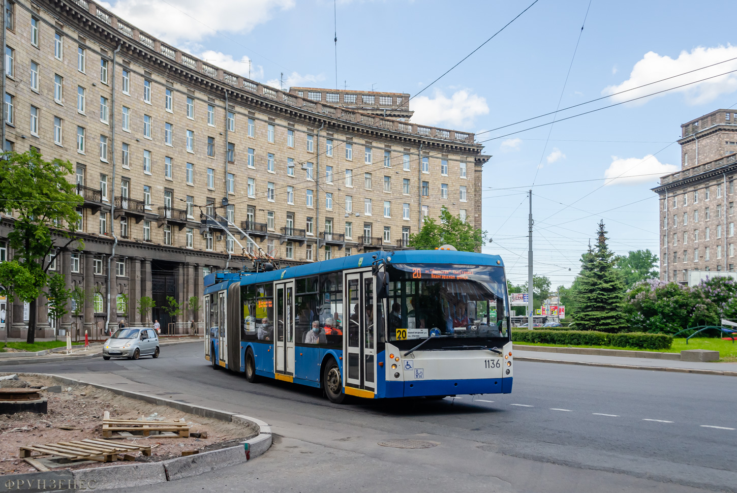 Санкт-Петербург, Тролза-6206.01 «Мегаполис» № 1136
