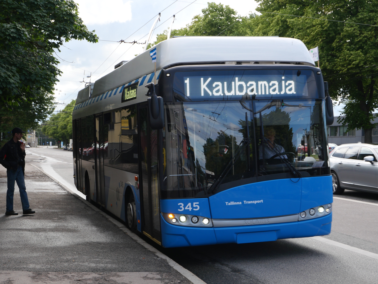 Таллин, Solaris Trollino III 12 AC № 345