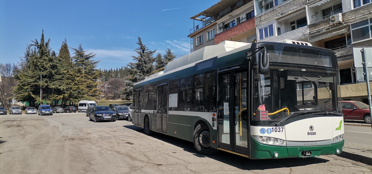 Stara Zagora, Škoda 26Tr Solaris III č. 1037 Stara Zagora, Škoda 26Tr Solaris III č. 1037