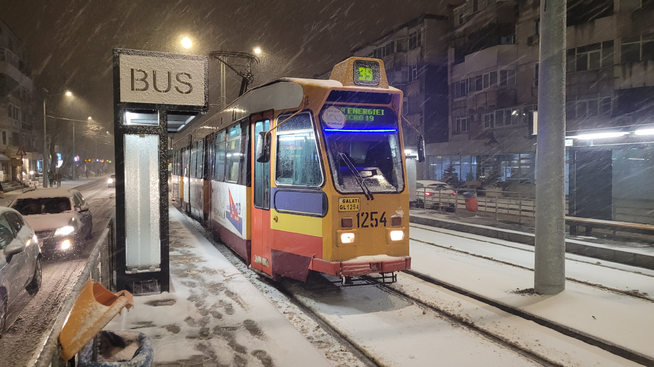Галац, Duewag ZGT6 № 1254