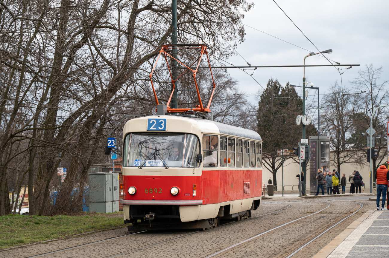 Prague, Tatra T3 № 6892