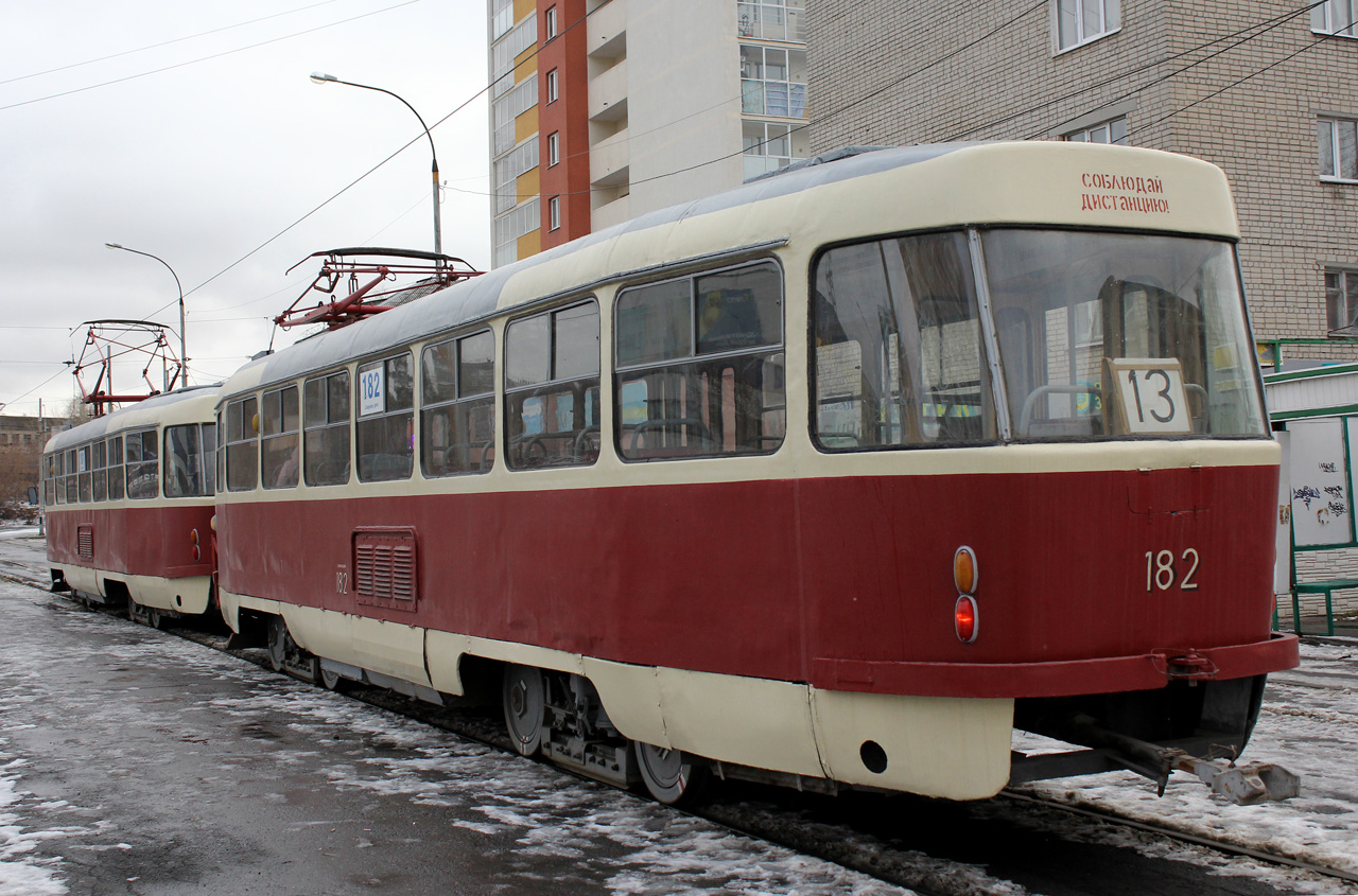 Екатеринбург, Tatra T3SU № 182