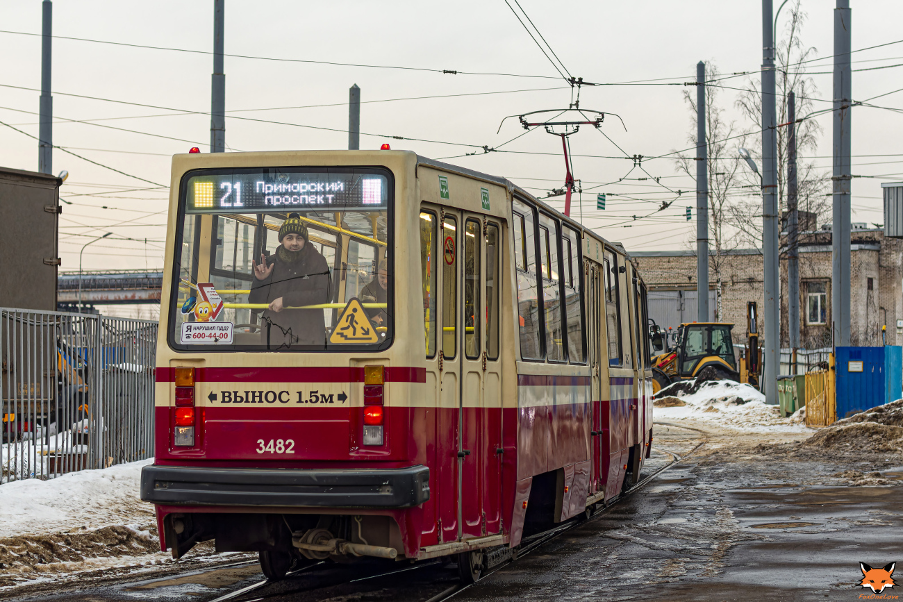 Sankt Petersburg, LVS-86K Nr. 3482 Sankt Petersburg, LVS-86K Nr. 3482