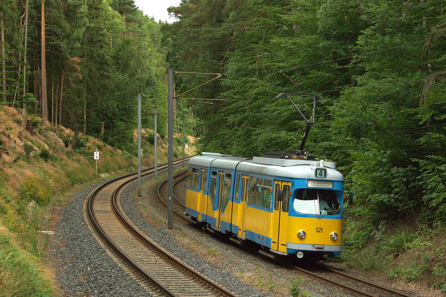 Gotha, Duewag GT8NF Nr 521 Gotha, Duewag GT8NF Nr 521