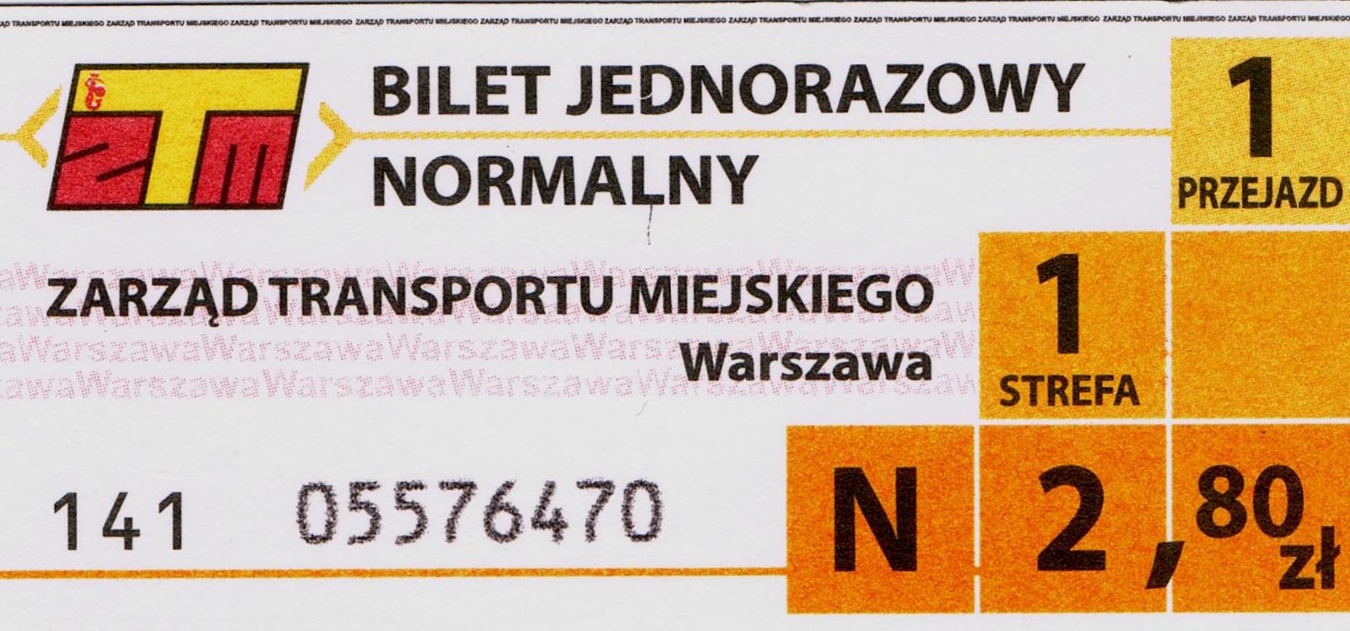 Варшава — Проездные документы