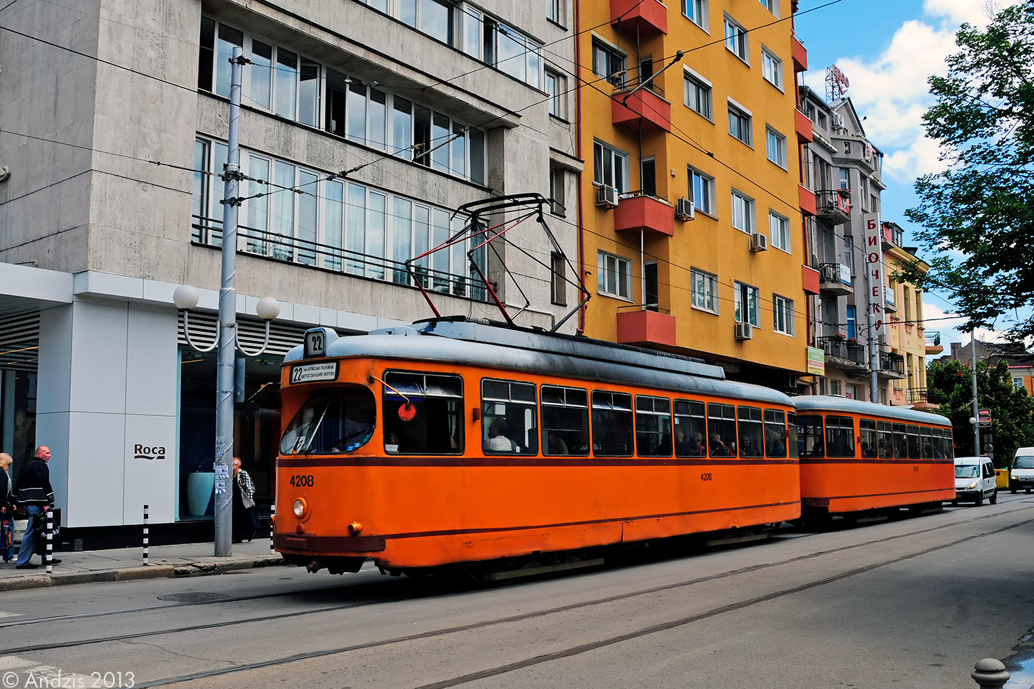 София, Duewag T4 № 4208 София, Duewag T4 № 4208