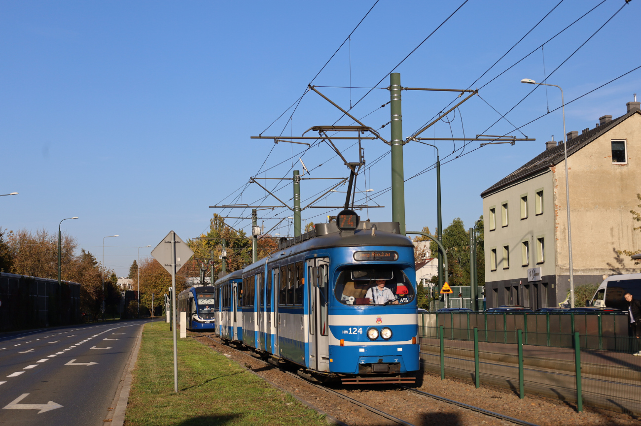 Краков, SGP Type E1 № HW124