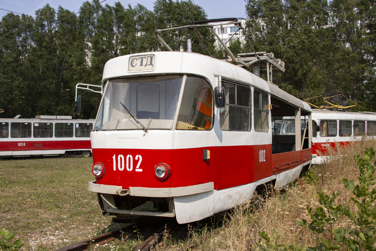 Самара, Tatra T3SU (двухдверная) № 1002; Самара — Северное трамвайное депо