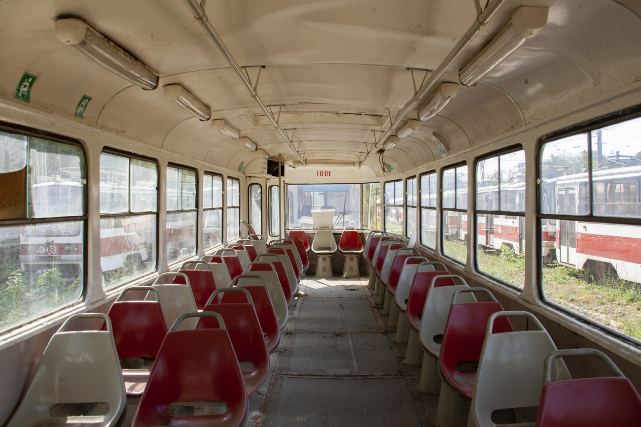 Самара, Tatra T3SU (двухдверная) № 1001; Самара — Северное трамвайное депо
