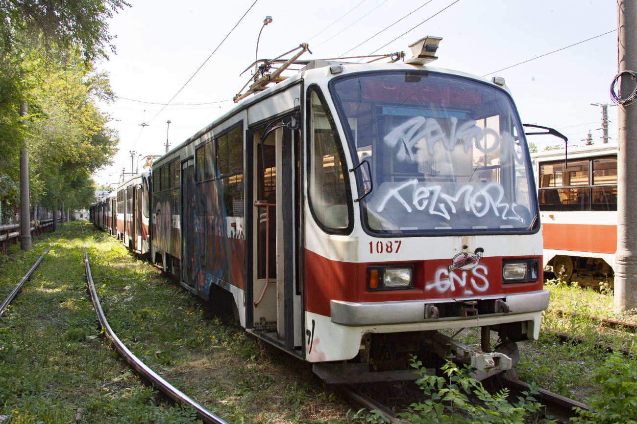 Самара, 71-405 № 1087; Самара — Северное трамвайное депо