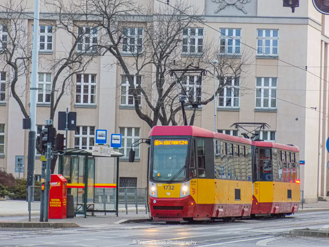 Лодзь, Konstal/MPK 805N-M14 № 1732