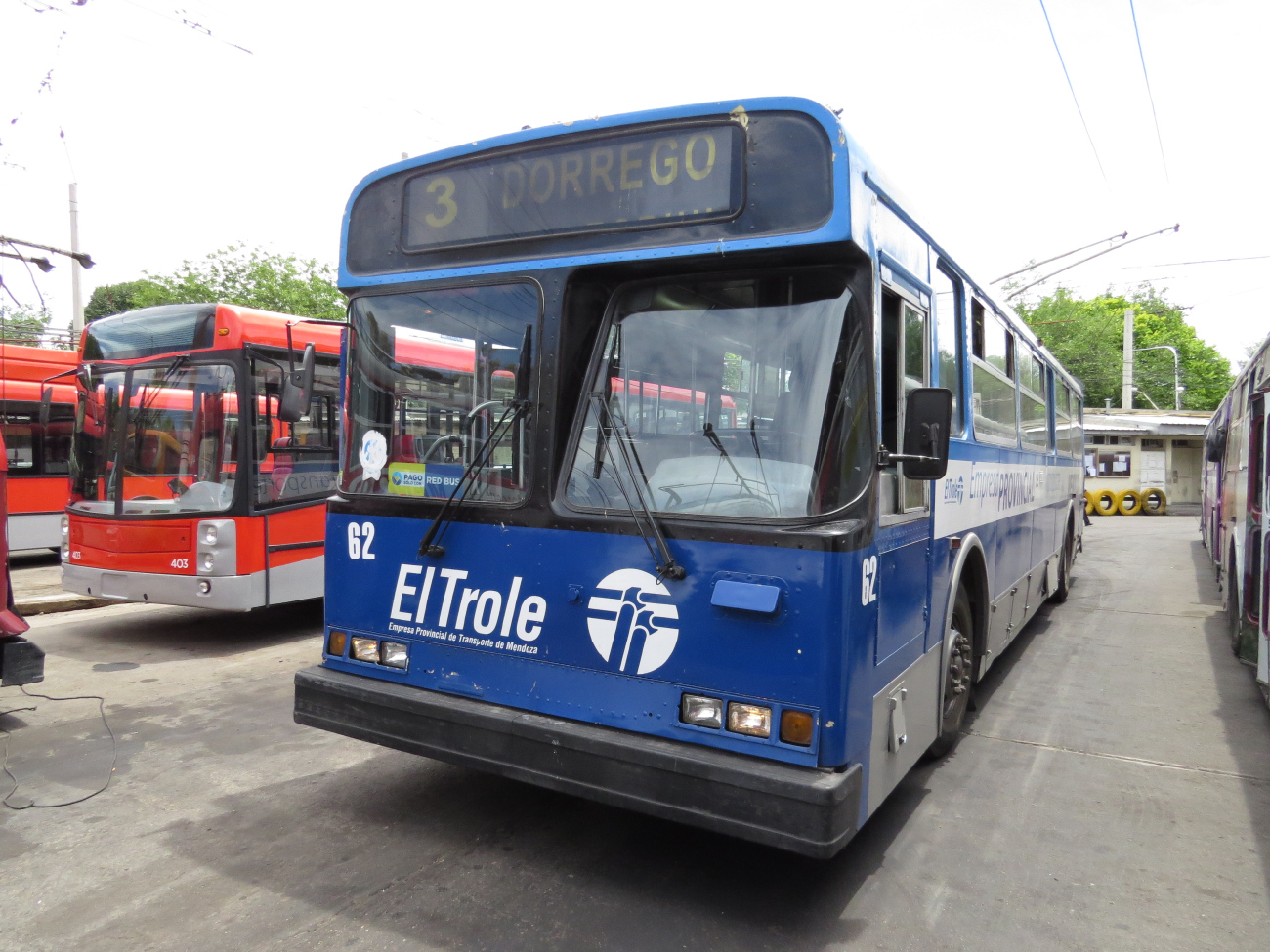 Мендоса, Flyer E902 № 62; Мендоса — Депо Avenida Perú
