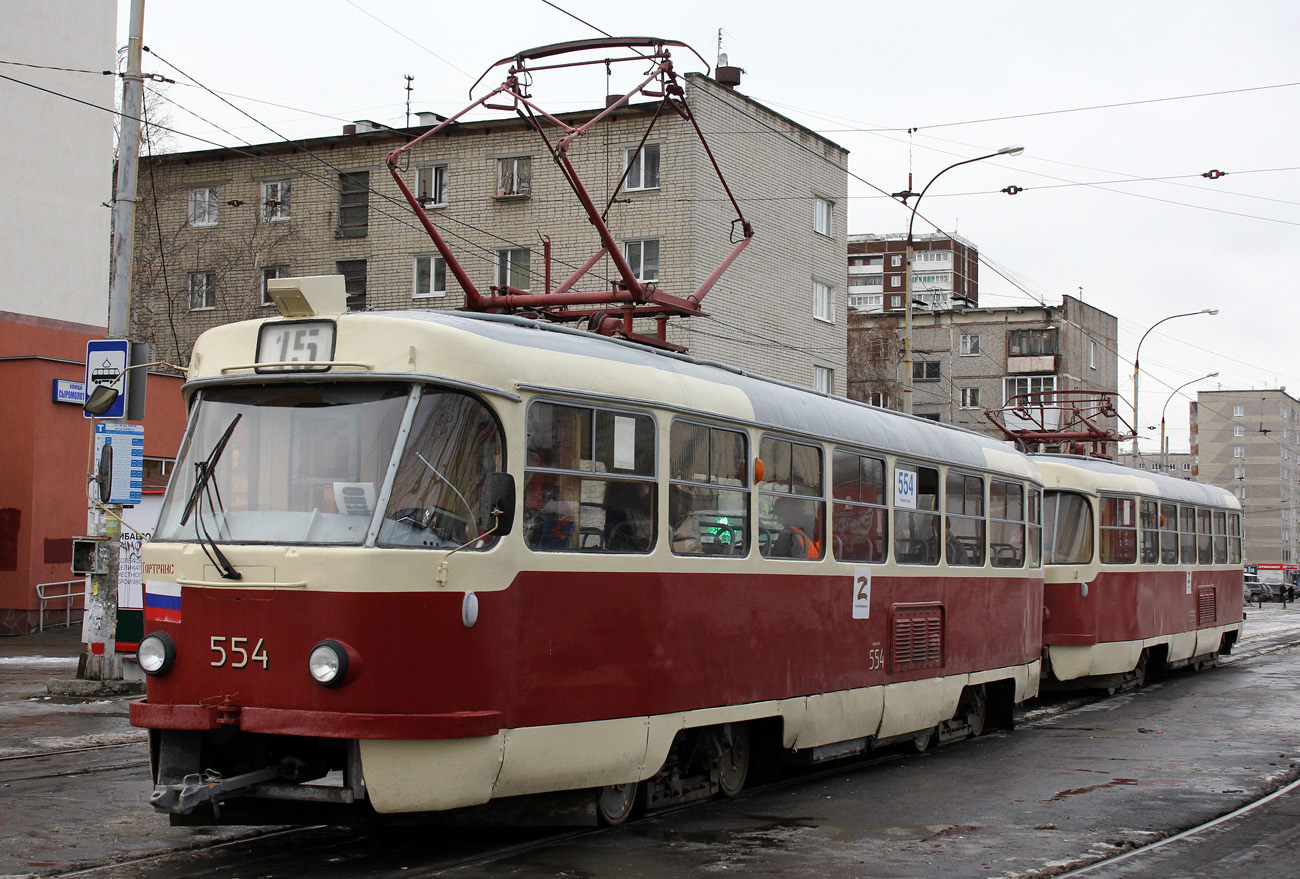 Екатеринбург, Tatra T3SU № 554