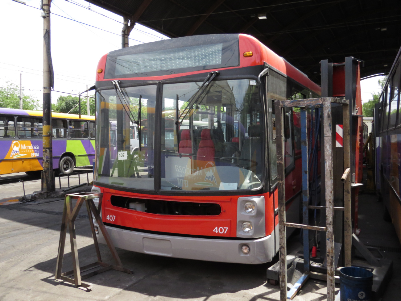 Мендоса, Materfer Aguila № 407; Мендоса — Депо Avenida Perú