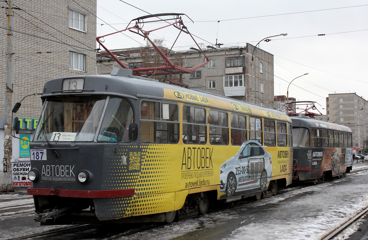 Yekaterinburg, Tatra T3SU č. 187