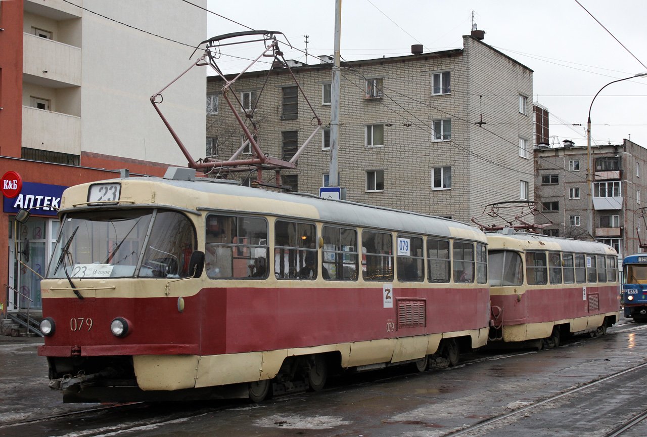 Екатеринбург, Tatra T3SU (двухдверная) № 079