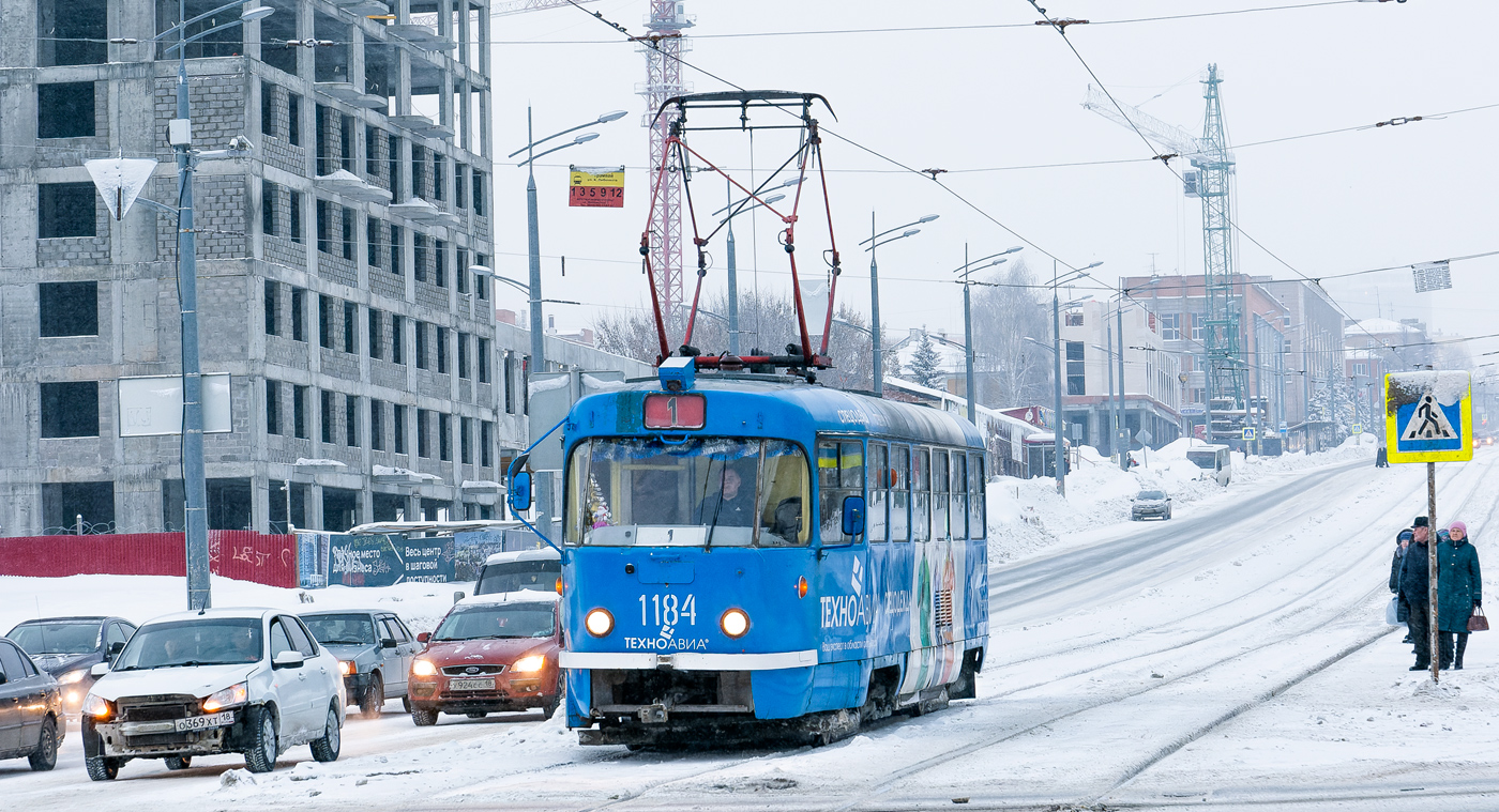 Ижевск, Tatra T3K № 1184