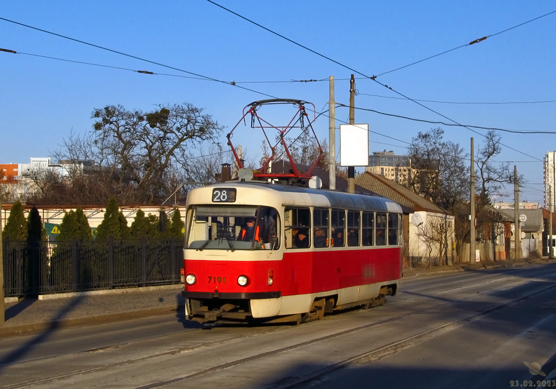 Харьков, Tatra T3SUCS № 7191