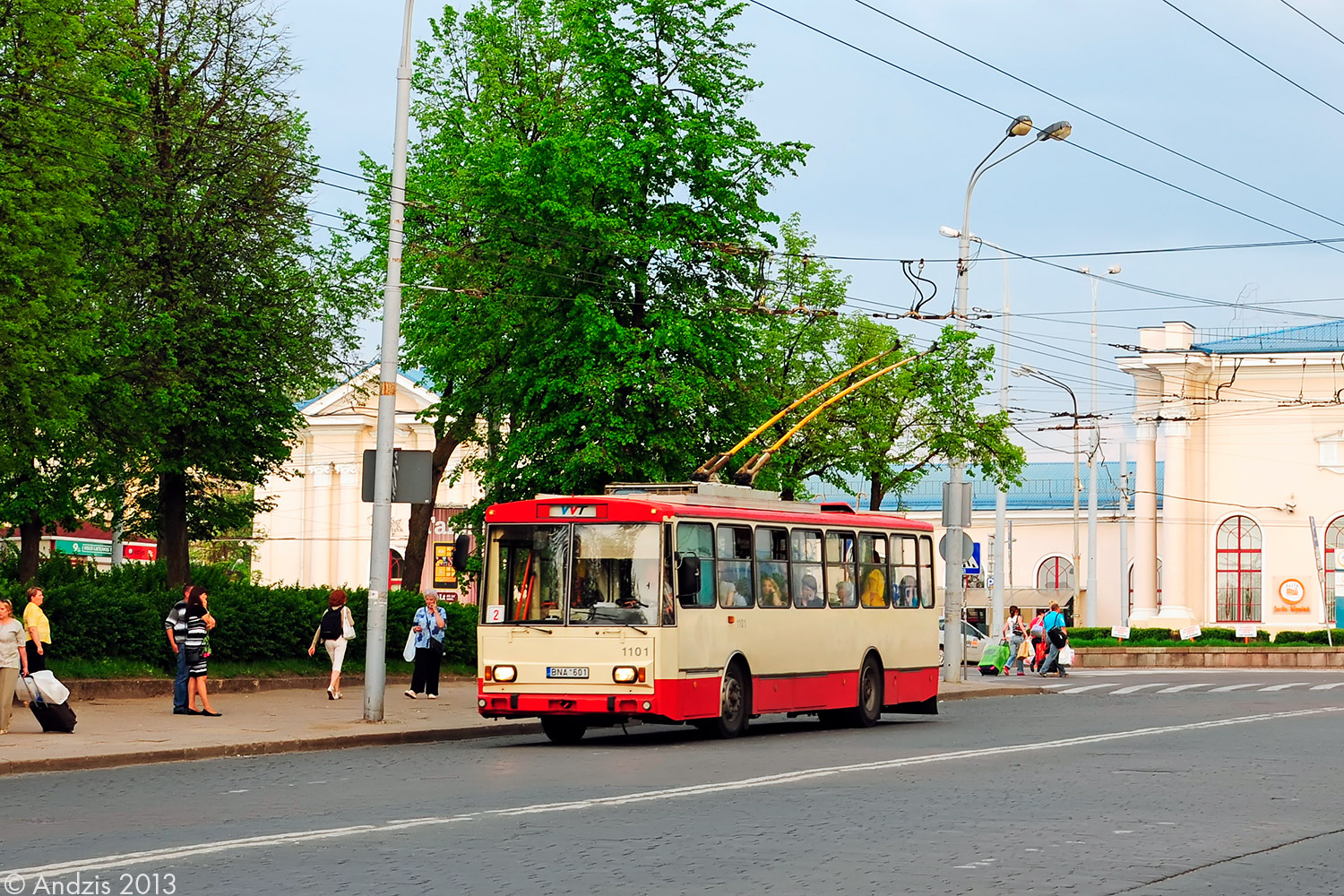 Вильнюс, Škoda 14Tr05 № 1101