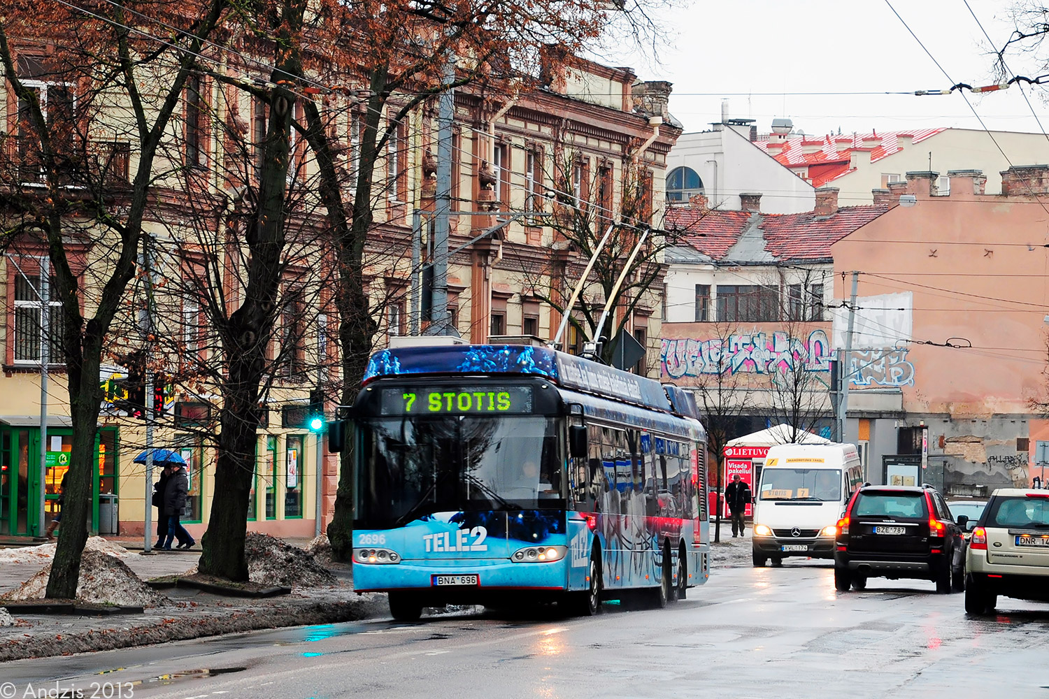 Vilnius, Solaris Trollino II 15 AC Br. 2696