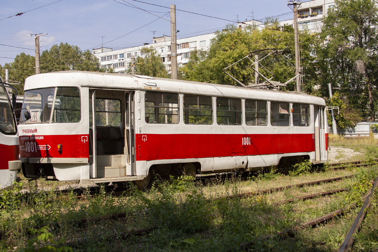 Самара, Tatra T3SU (двухдверная) № 1001; Самара — Северное трамвайное депо