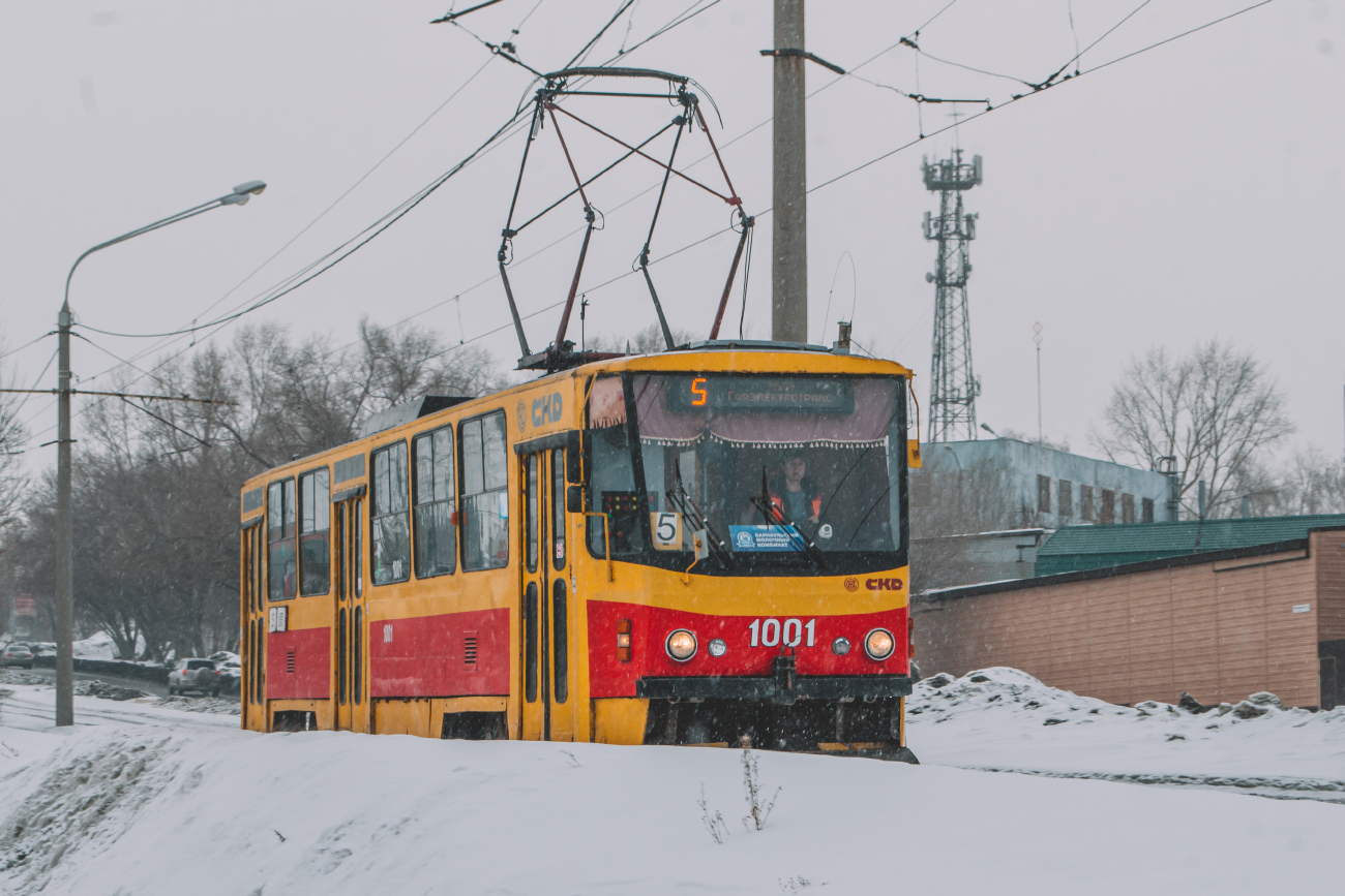 Барнаул, Tatra T6B5SU № 1001