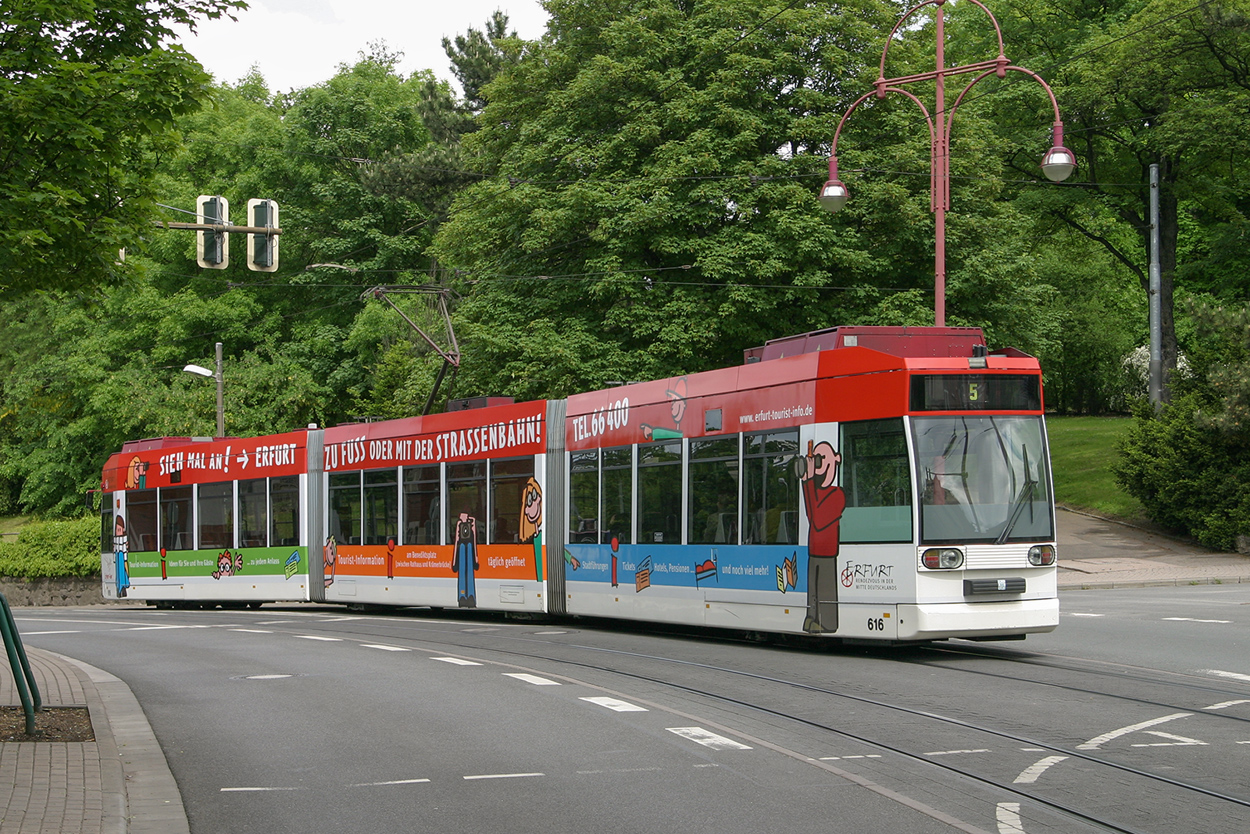 Эрфурт, Duewag MGT6DE № 616
