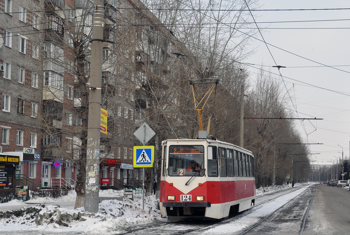 Омск, 71-605ЭП № 124 Омск, 71-605ЭП № 124