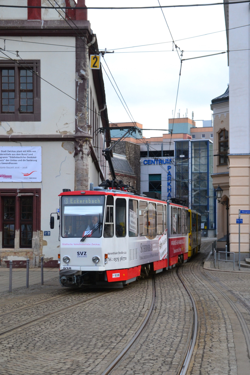 Цвиккау, Tatra KT4DMC № 938