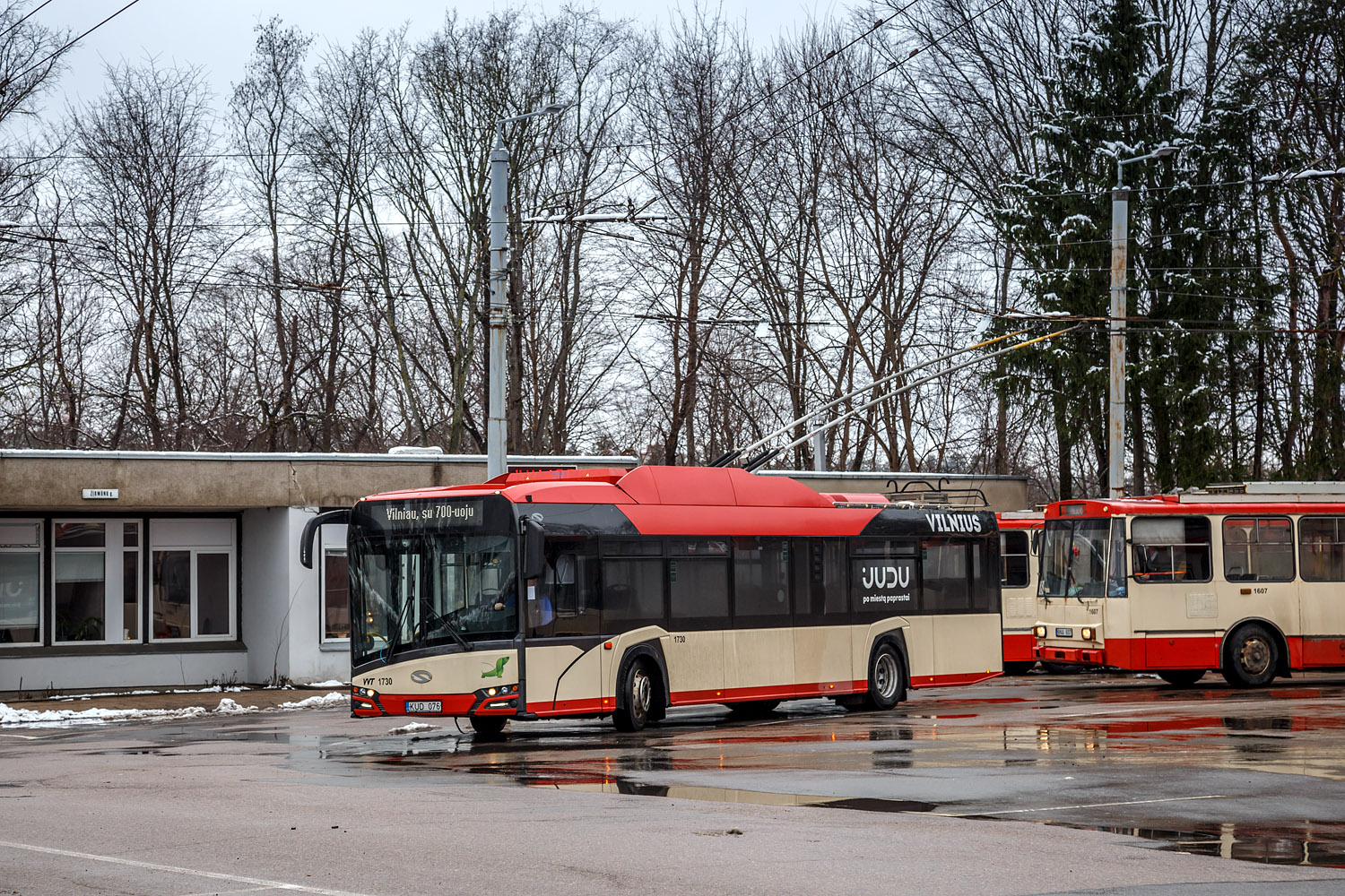 Vilnius, Solaris Trollino IV 12 Škoda č. 1730