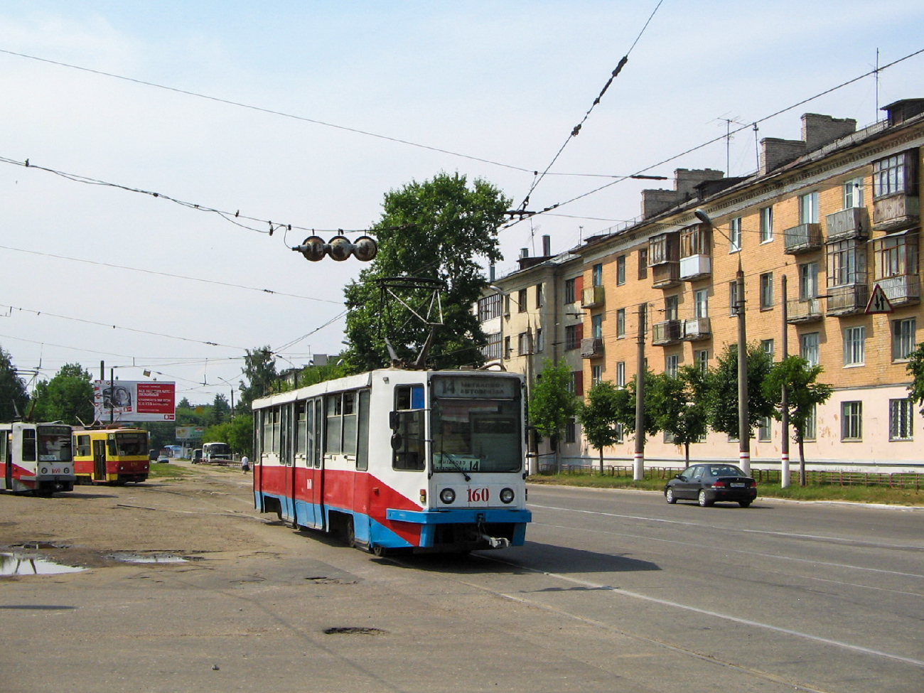 Тверь, 71-608К № 160; Тверь — Тверской трамвай в начале 2000-х гг. (2002 — 2006 гг.)