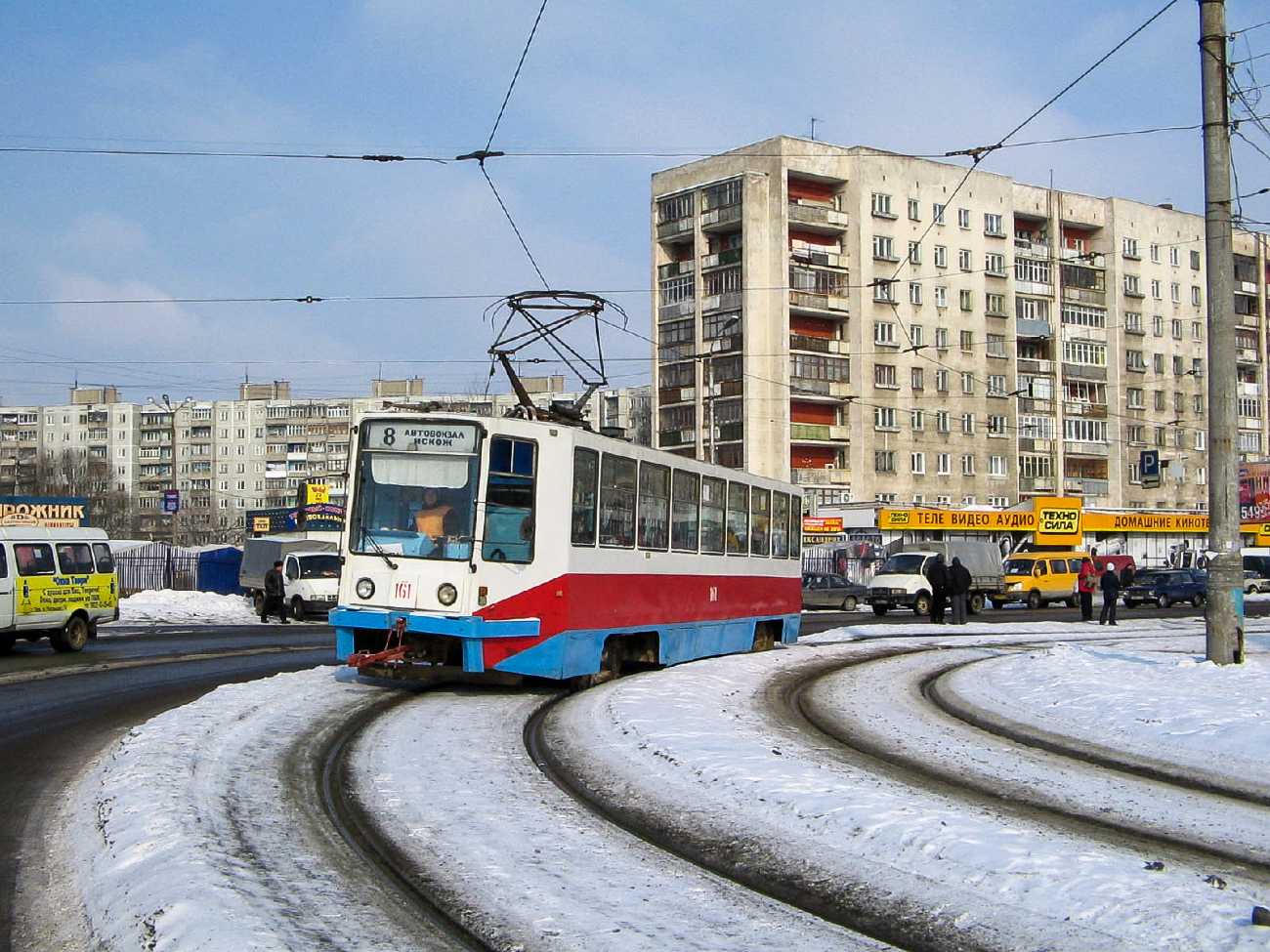 Тверь, 71-608К № 161; Тверь — Тверской трамвай в начале 2000-х гг. (2002 — 2006 гг.)