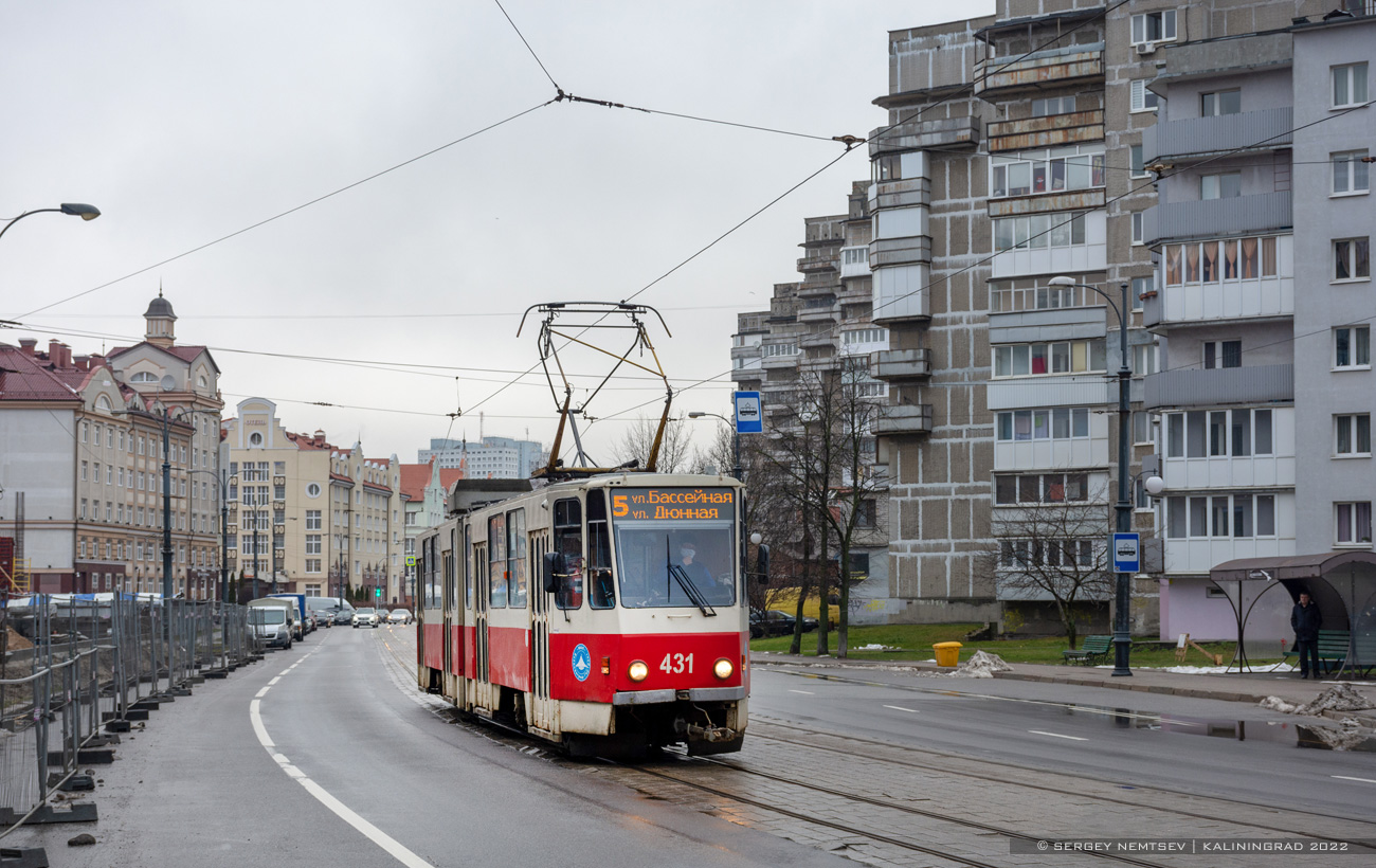 Калининград, Tatra KT4SU № 431