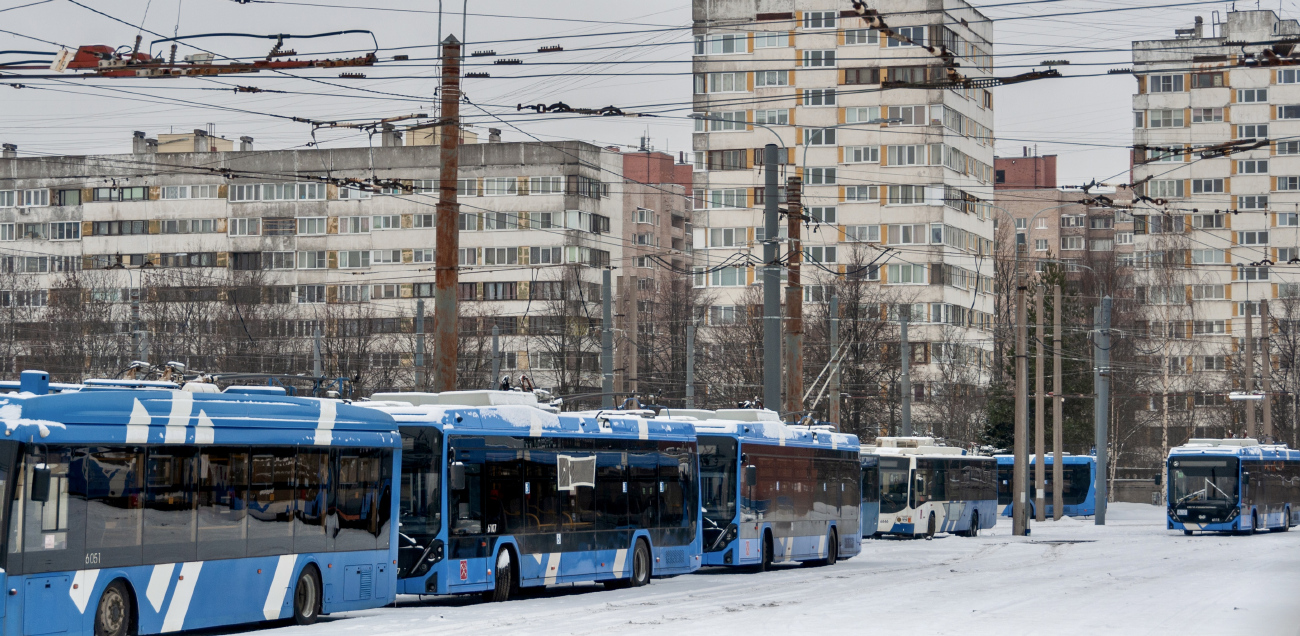 Saint-Pétersbourg — Trolleybus depots