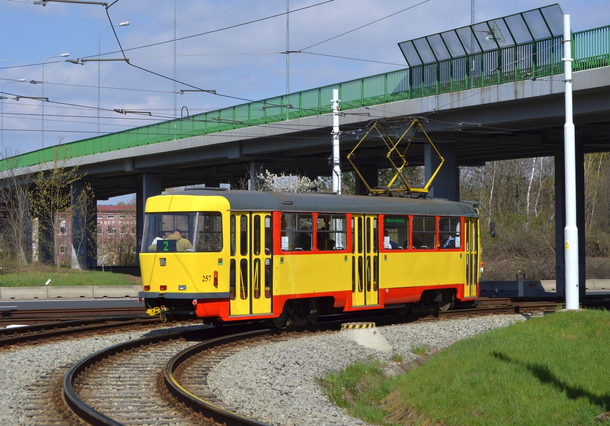 Мост ― Литвинов, Tatra T3M.3 № 257 Мост ― Литвинов, Tatra T3M.3 № 257