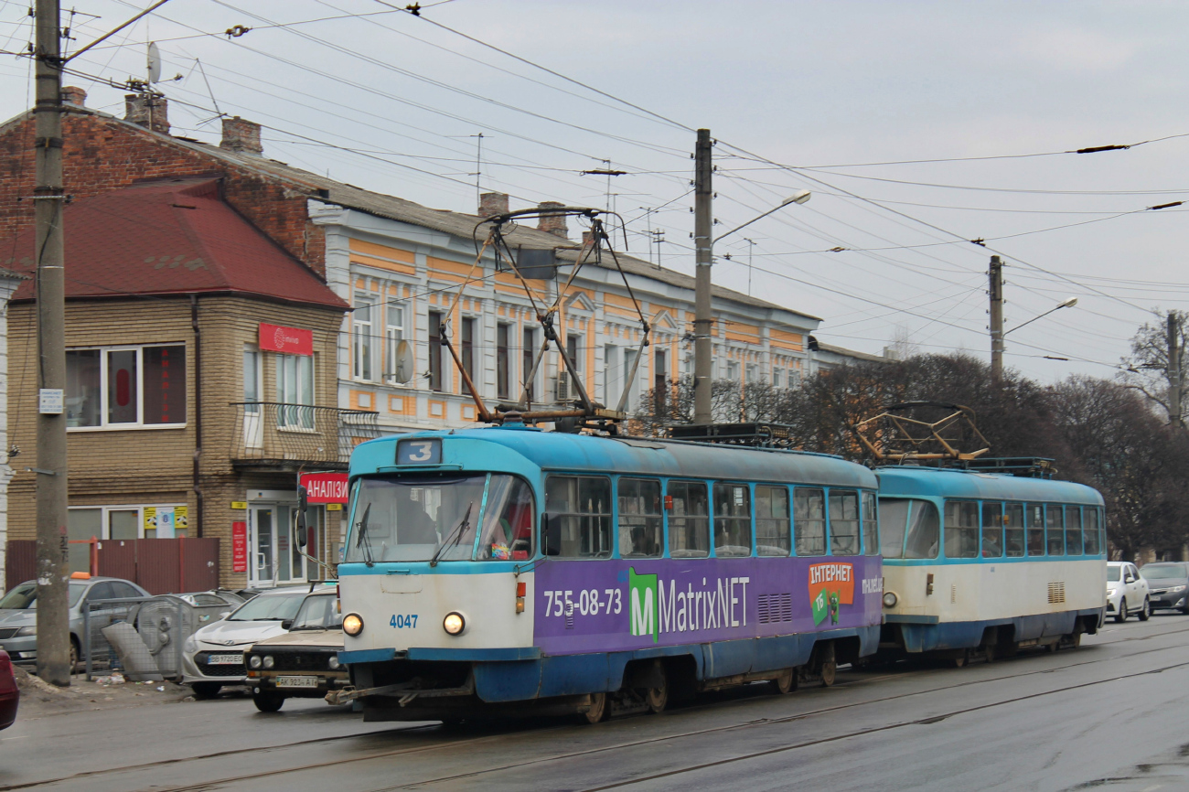 Kharkiv, Tatra T3A # 4047