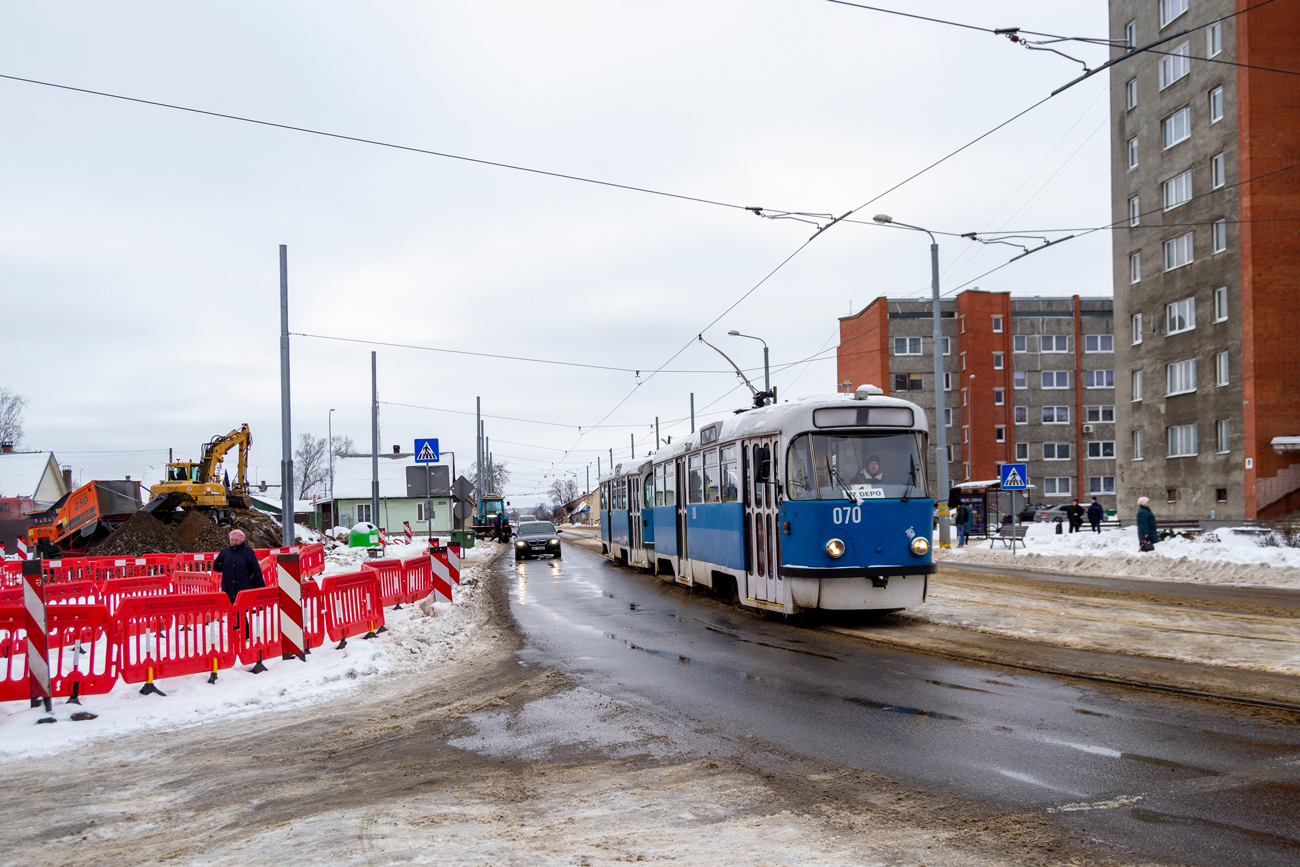 Daugpilis, Tatra T3DC1 nr. 070; Daugpilis — Tramway Lines and Infrastructure