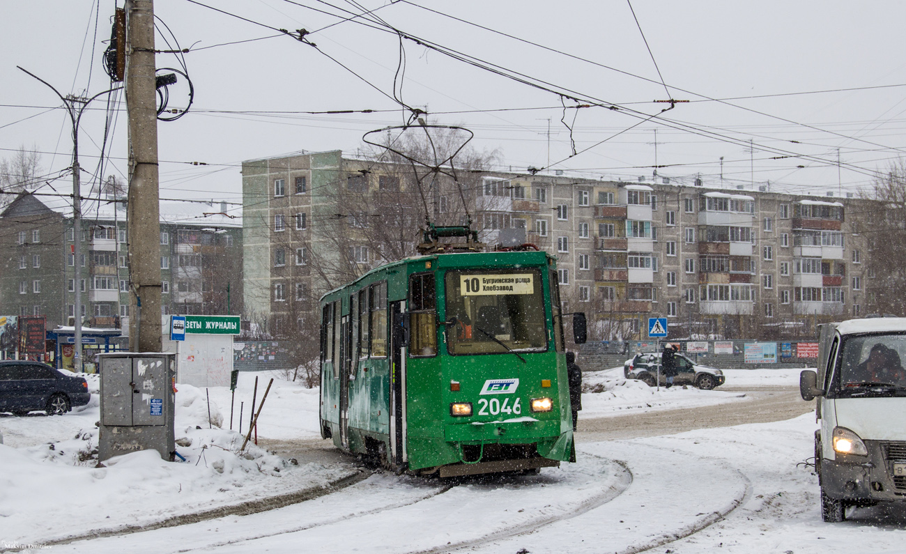 Новосибирск, 71-605А № 2046; Новосибирск — Происшествия