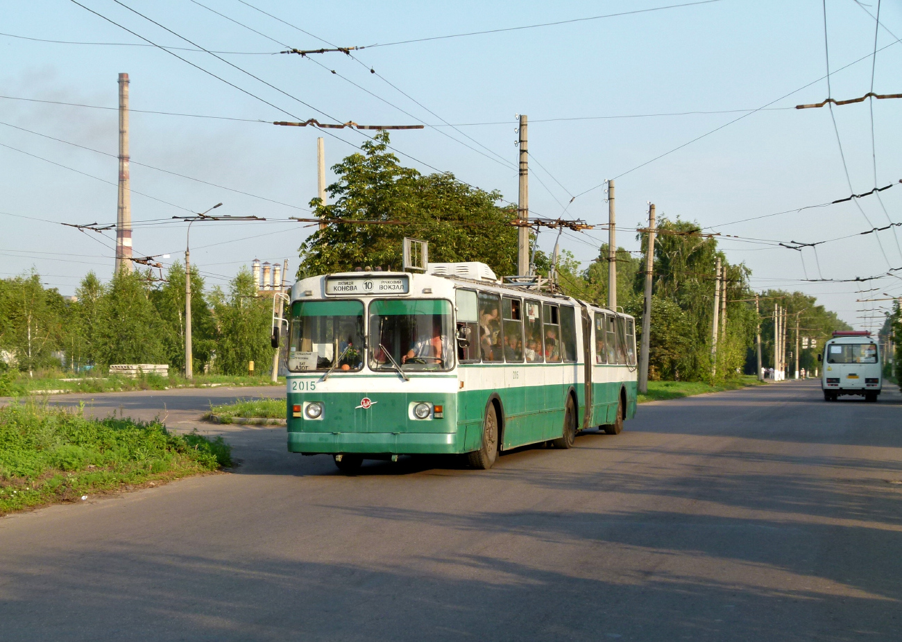 Черкассы, ЗиУ-683Б [Б00] № 2015; Черкассы — Троллейбусные линии и инфраструктура