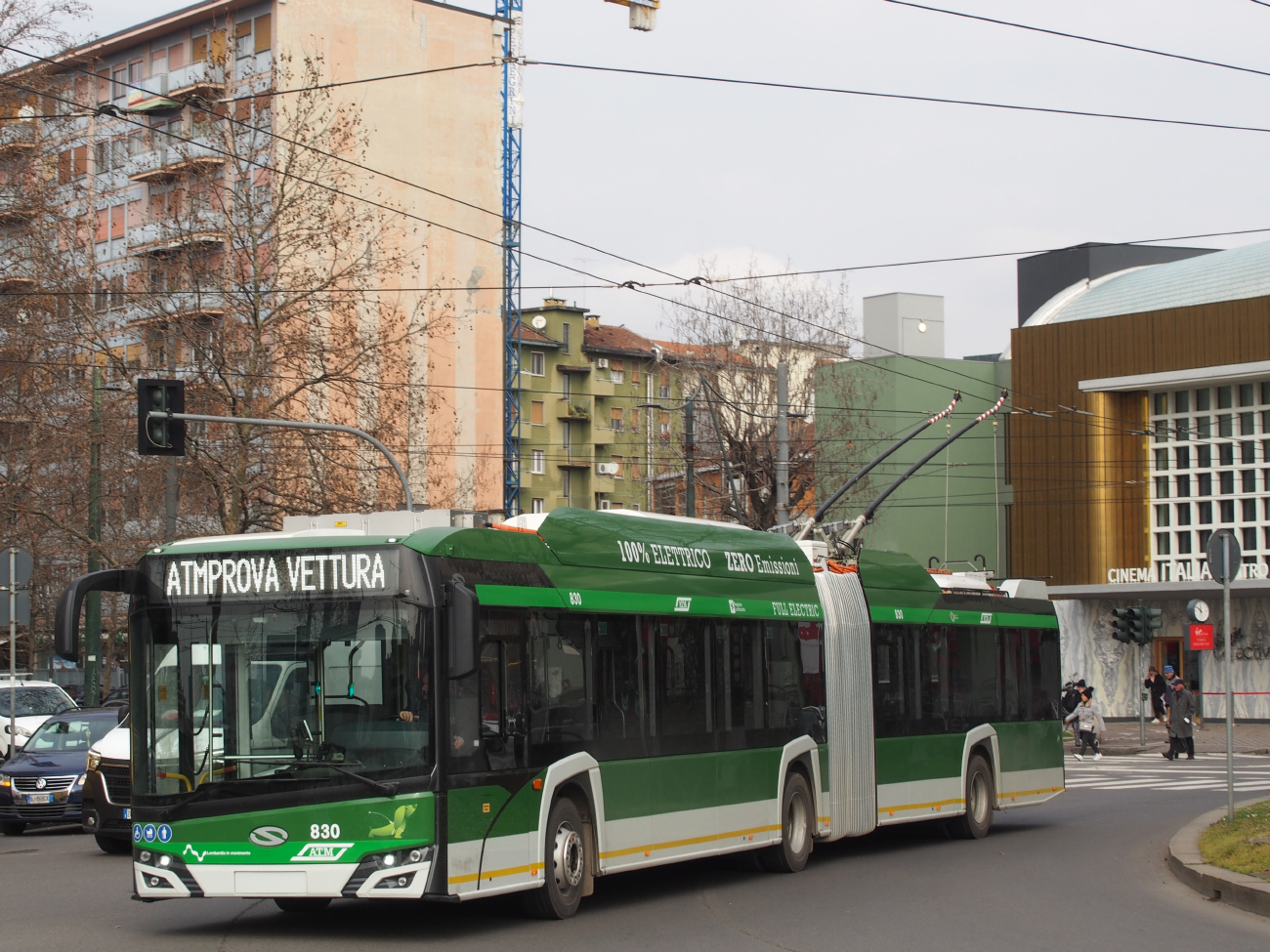 Милан, Solaris Trollino IV 18 Kiepe № 830