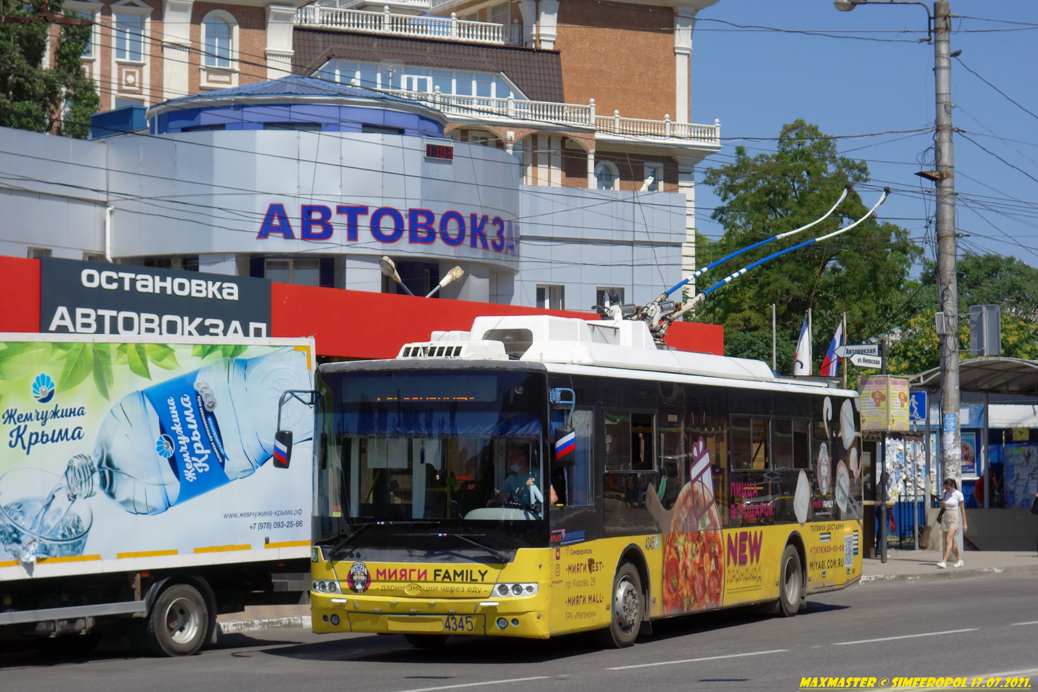 Крымский троллейбус, Богдан Т70110 № 4345 Крымский троллейбус, Богдан Т70110 № 4345