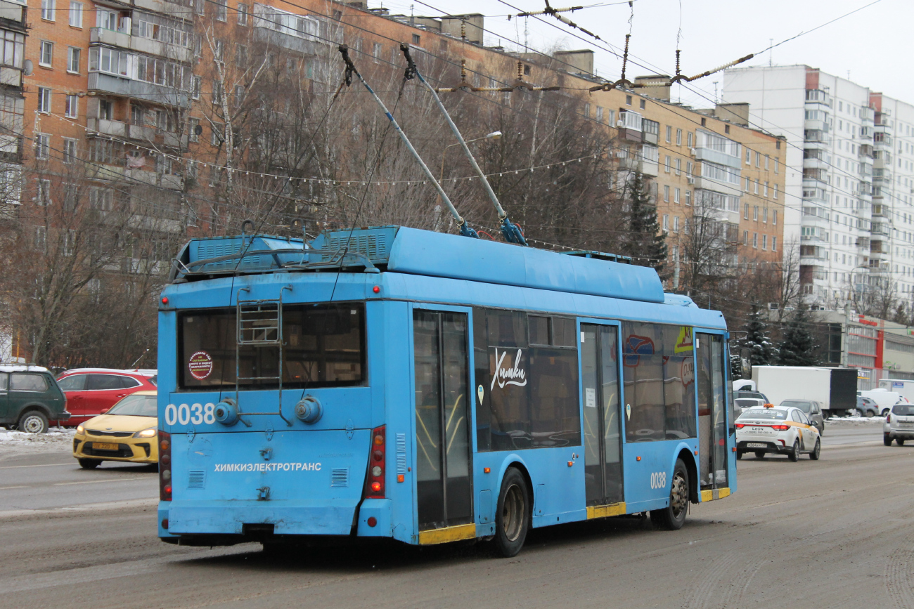 Химки, Тролза-5265.00 «Мегаполис» № 0038