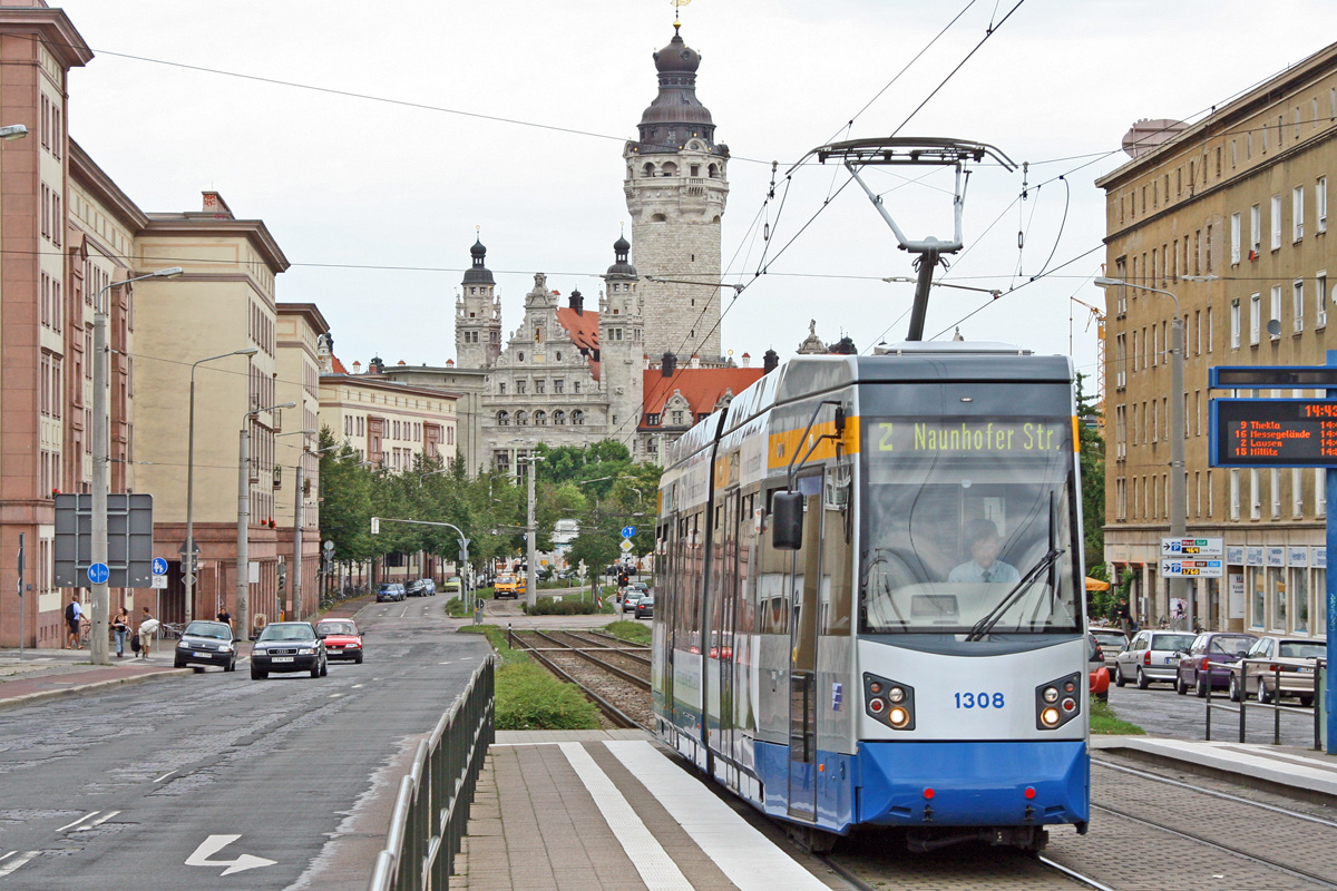 Лейпциг, Leoliner Fahrzeug-Bau Leipzig NGTW6L № 1308