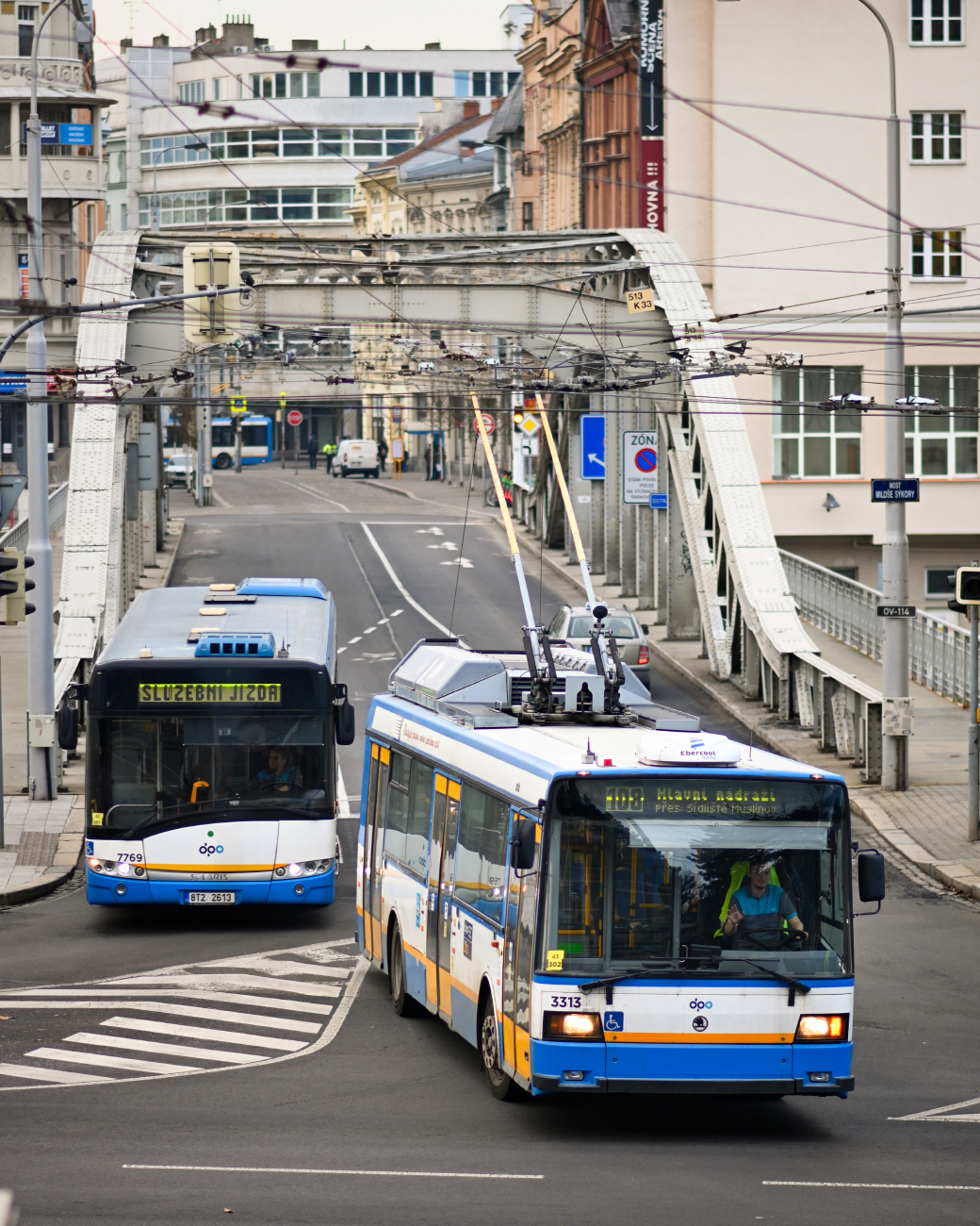 Острава, Škoda 21Tr № 3313