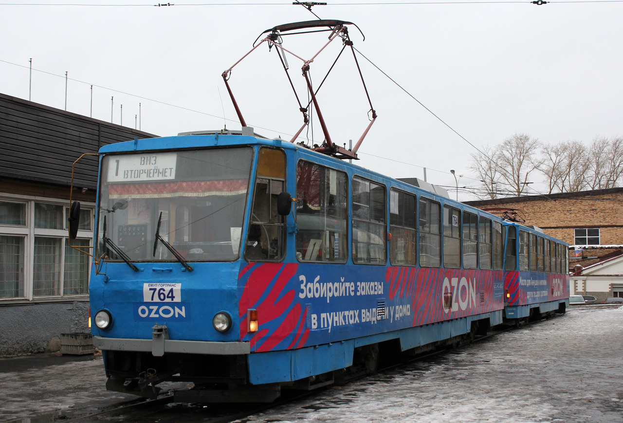 Екатеринбург, Tatra T6B5SU № 764