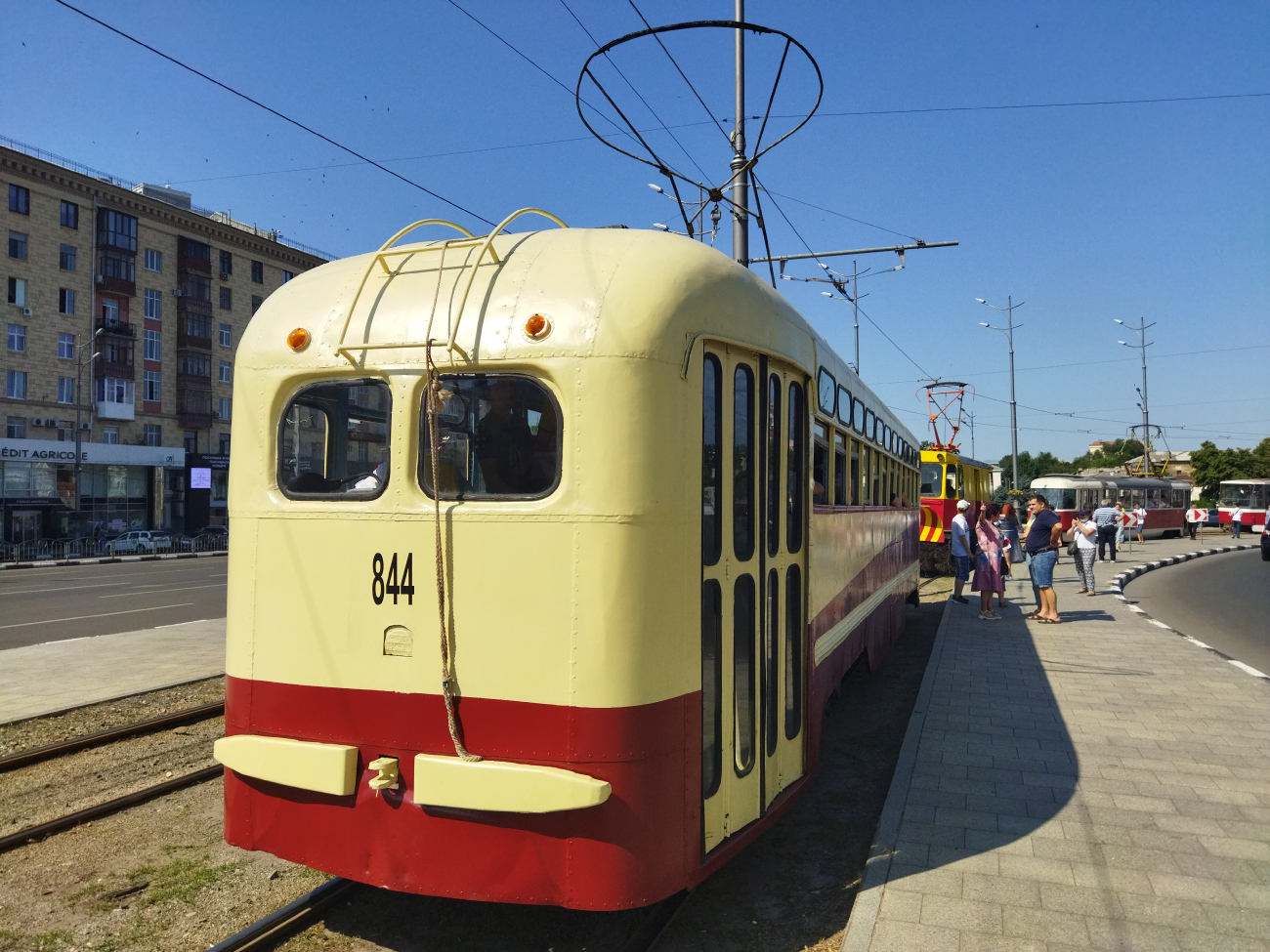 Харьков, МТВ-82 № 844; Харьков — Парад и выставка в честь 115-летия харьковского электрического трамвая 25.07.2021