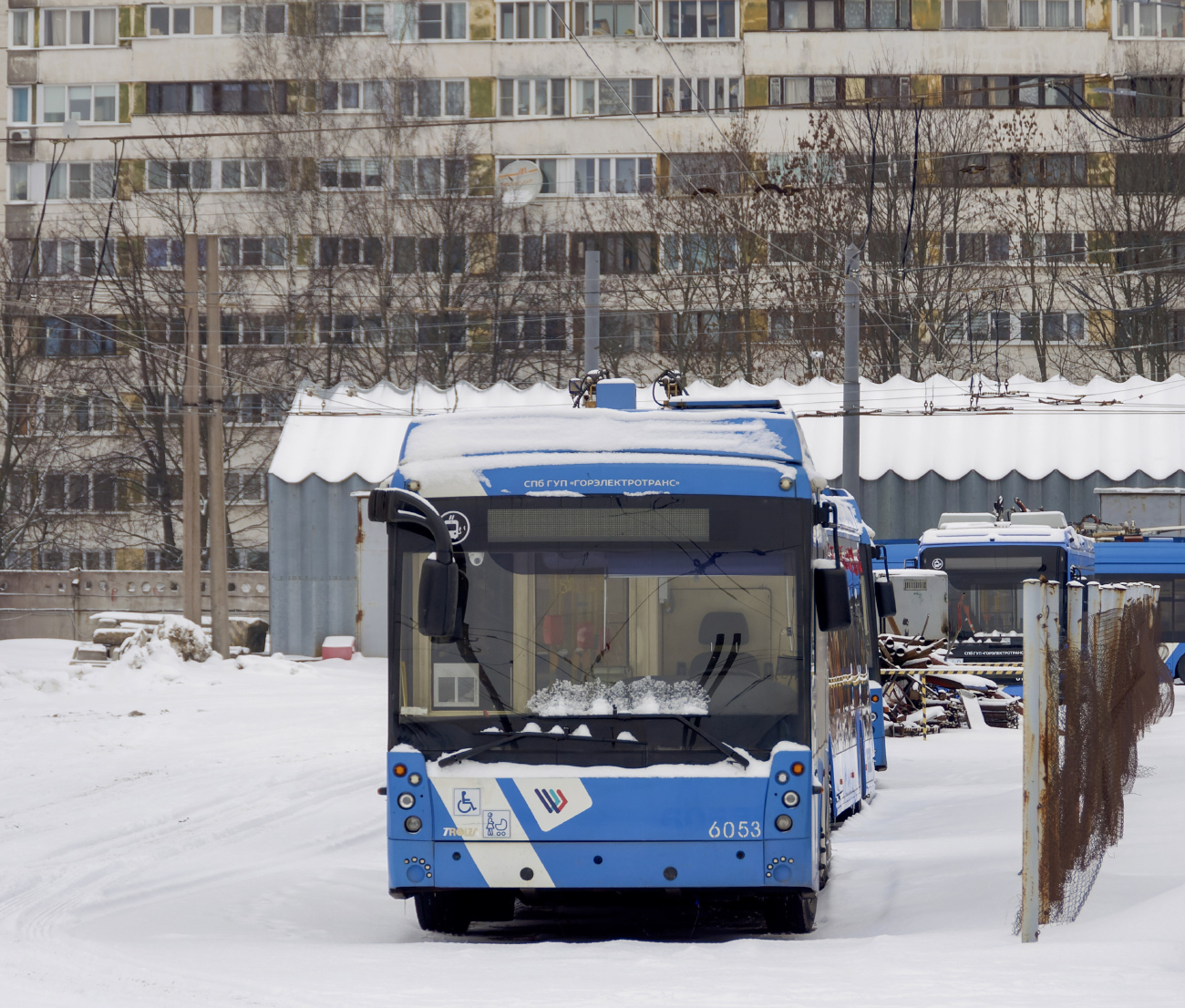 Санкт-Петербург, Тролза-5265.08 «Мегаполис» № 6053; Санкт-Петербург — Троллейбусные парки