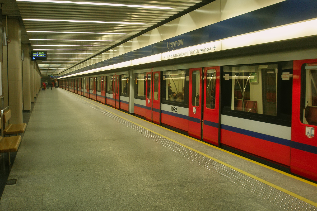 Варшава, Alstom Metropolis 98B № 1072