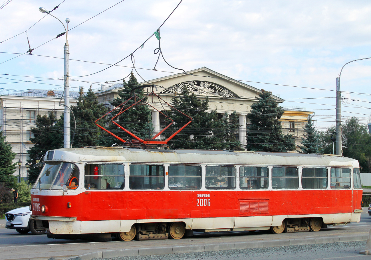 Самара, Tatra T3SU (двухдверная) № 2006
