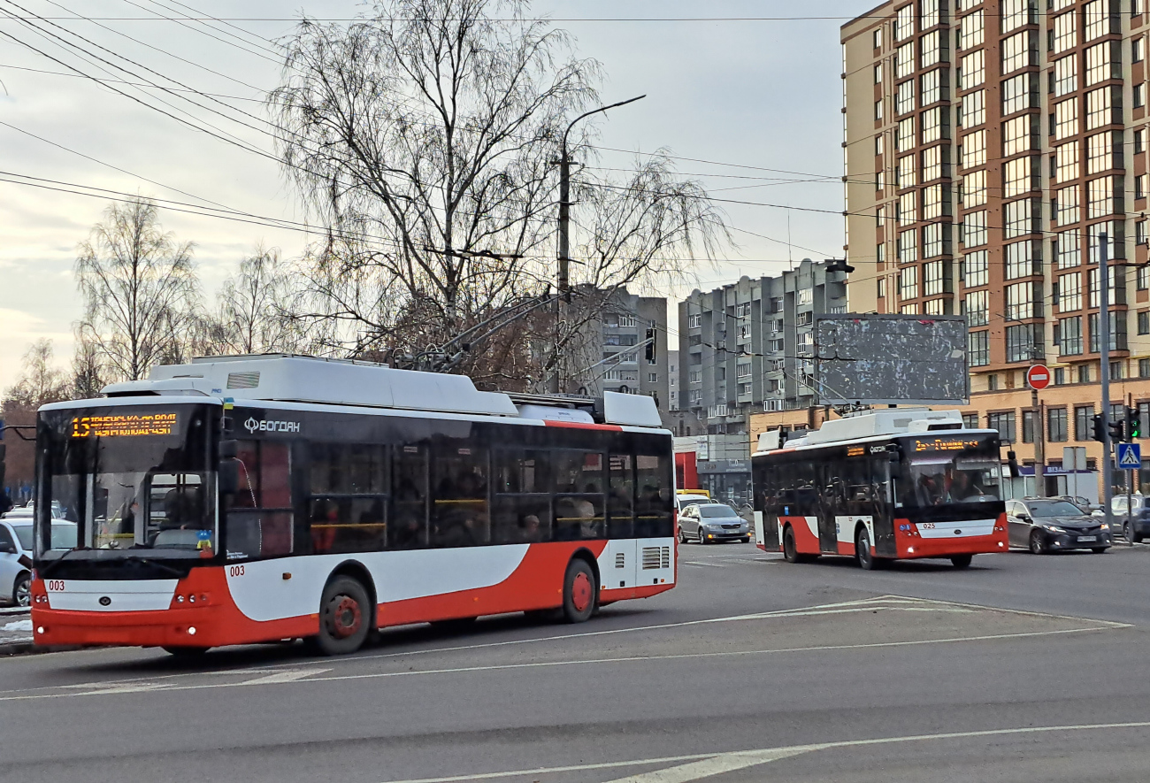 ლუცკი, Bogdan T70117 № 003; ლუცკი, Bogdan T70117 № 025